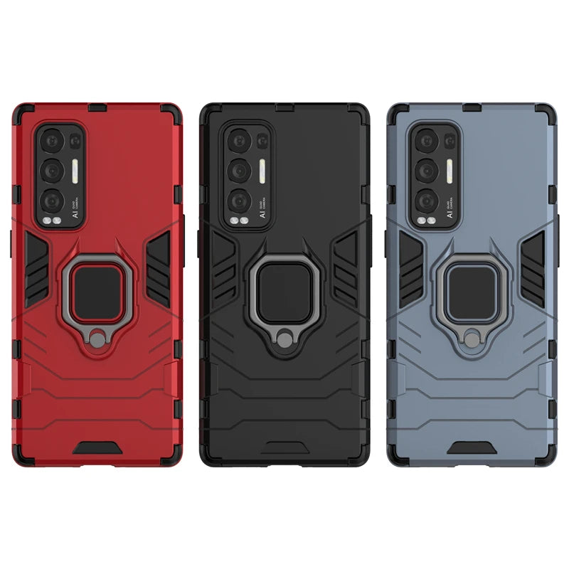 Phone Case for OPPO Find X3 Neo Cover for OPPO Find X3 Neo Bumper Holder Magnetic Armor Case for OPPO Find X3 Neo X5 Lite Fundas