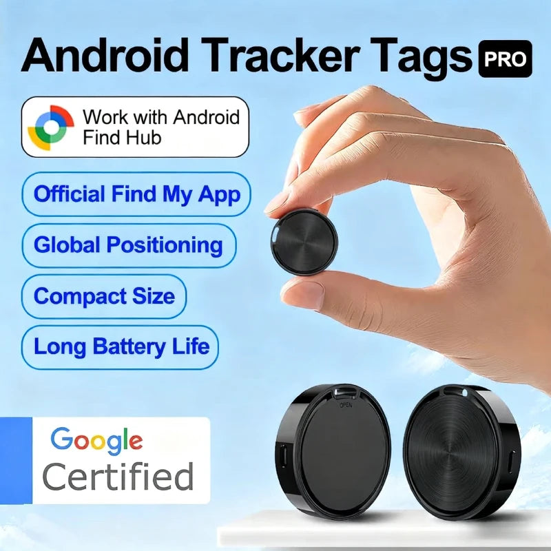 Work with Android Find Hub Bluetooth Gps Tracker Google Find My Airtag Keychain Smart Tag Smart Life Security Alarm Free Shippin