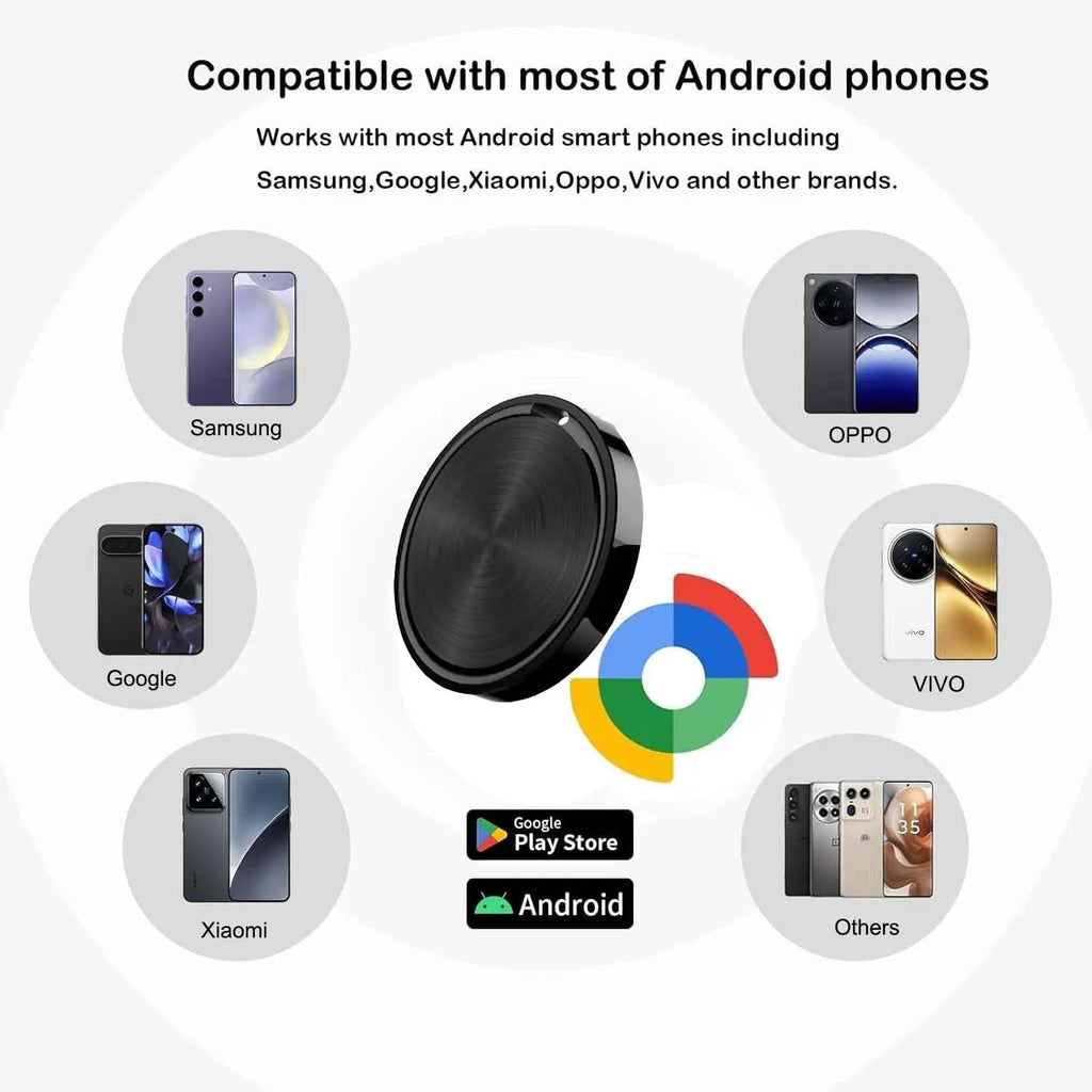 Air Tracker for Android Google Certified Key Finder/Luggage Tracker/Item Locator Compatible with Google Find My Device(Find Hub)