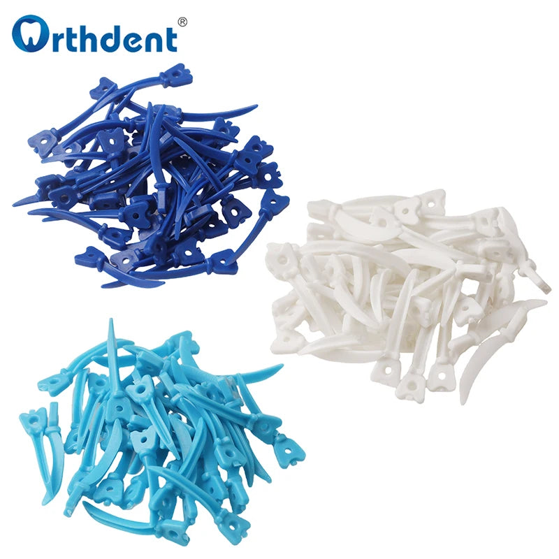 120Pcs Dental Tulwar Wedges Refill Wedge for Sectional Matrix System Interproximal Disposable Plastic Wedges Dentistry Product