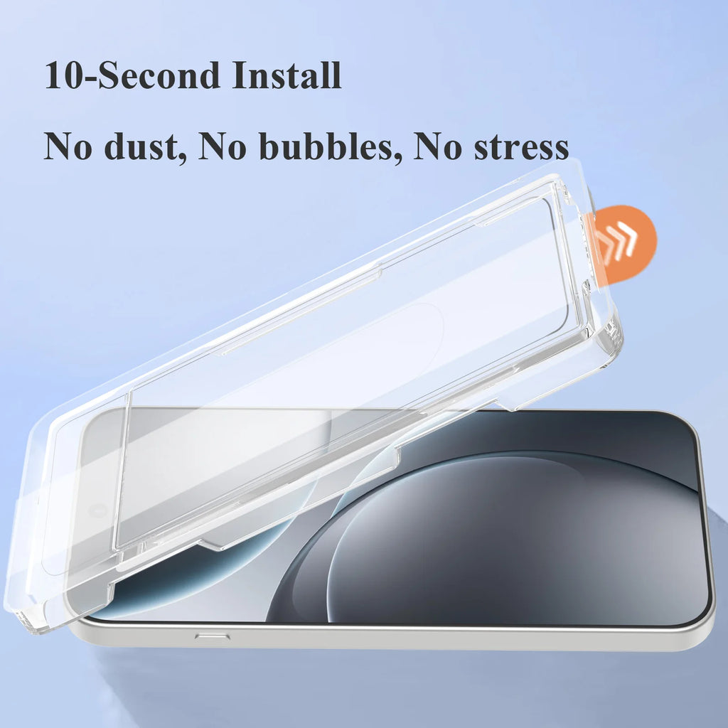 for OPPO Find X9 Ultra Find X9 Pro Tempered Glass Screen Protector with Dust-Free Positioning Box Auto-Align HD Clear