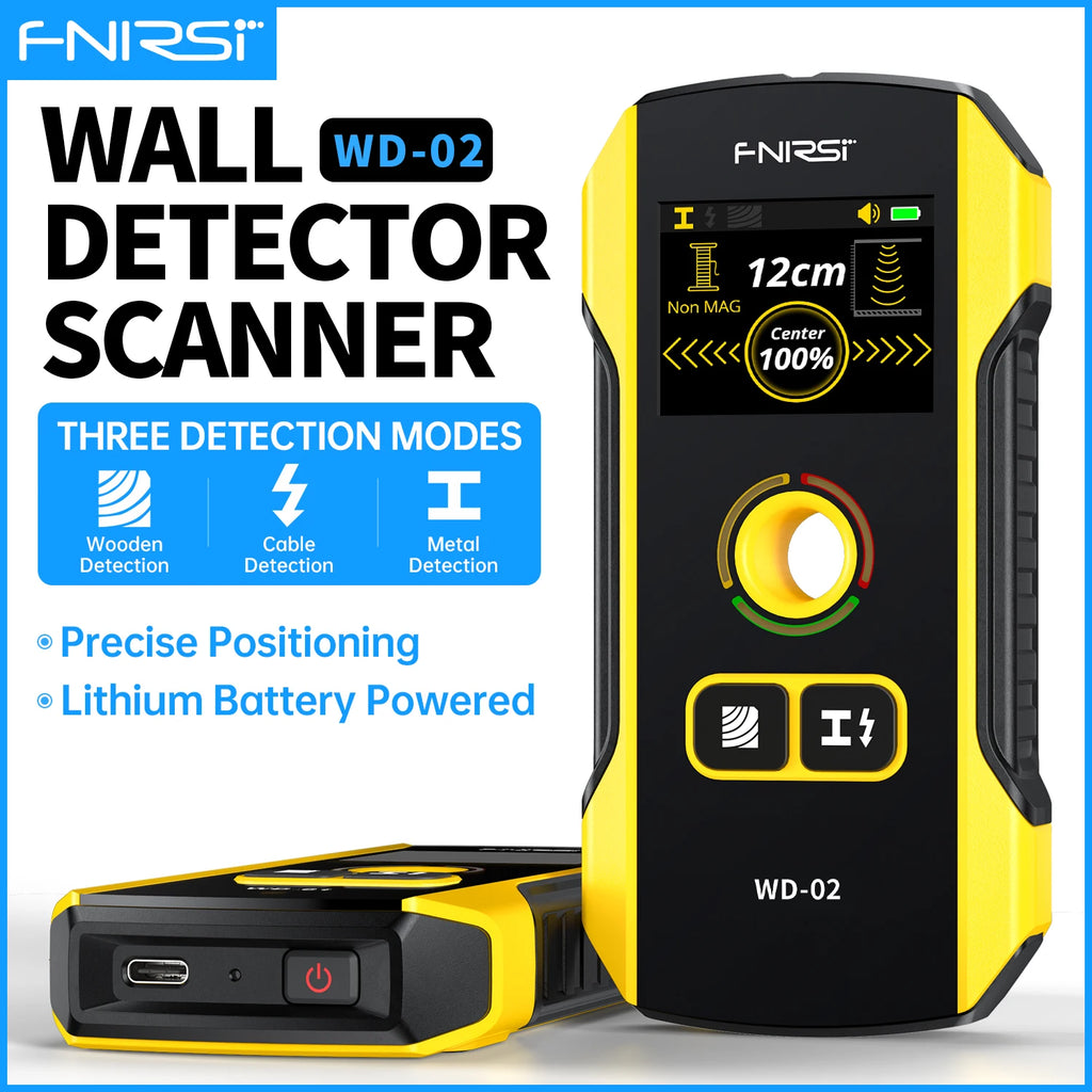 WD-02 Russian Version Metal Detector Wall Scanner Cable Wires Metal Wooden Rode Find