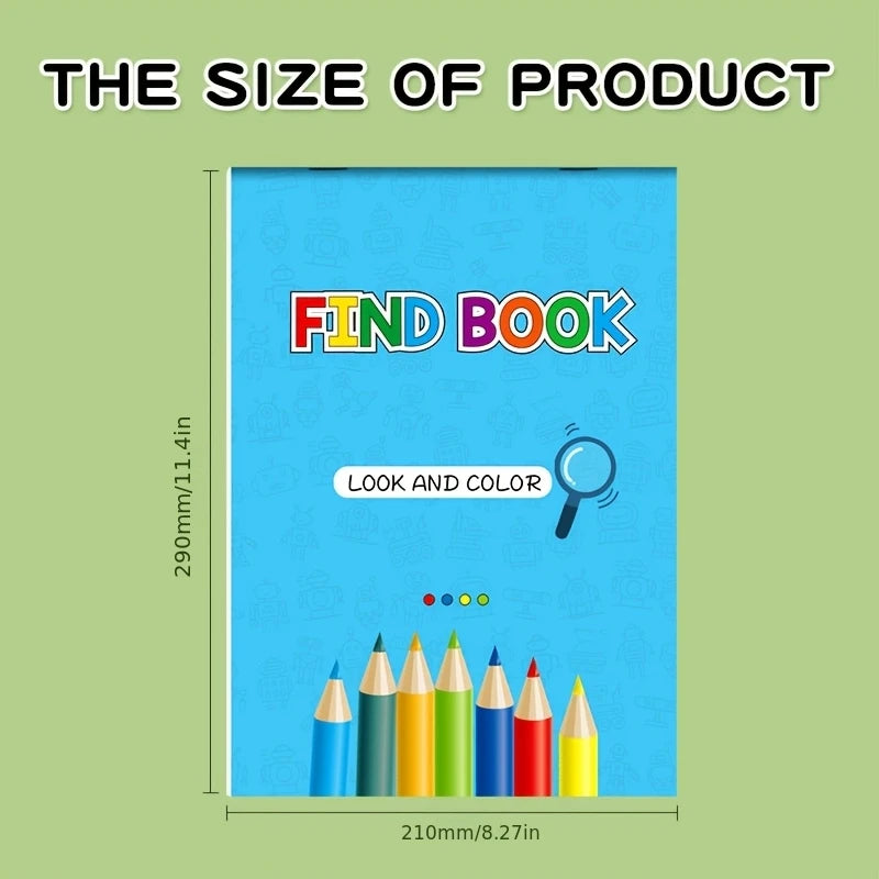 Find the Same among 1000 Patterns Find the Same Interactive Game Coloring Book Fun Drawing Book 32 Pages Coloring Drawing Book