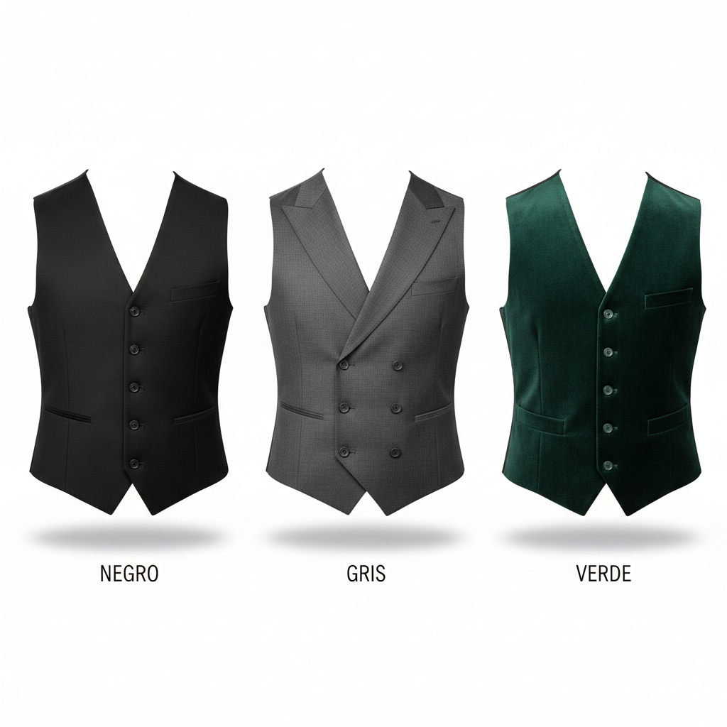 Chaleco elegante hombre