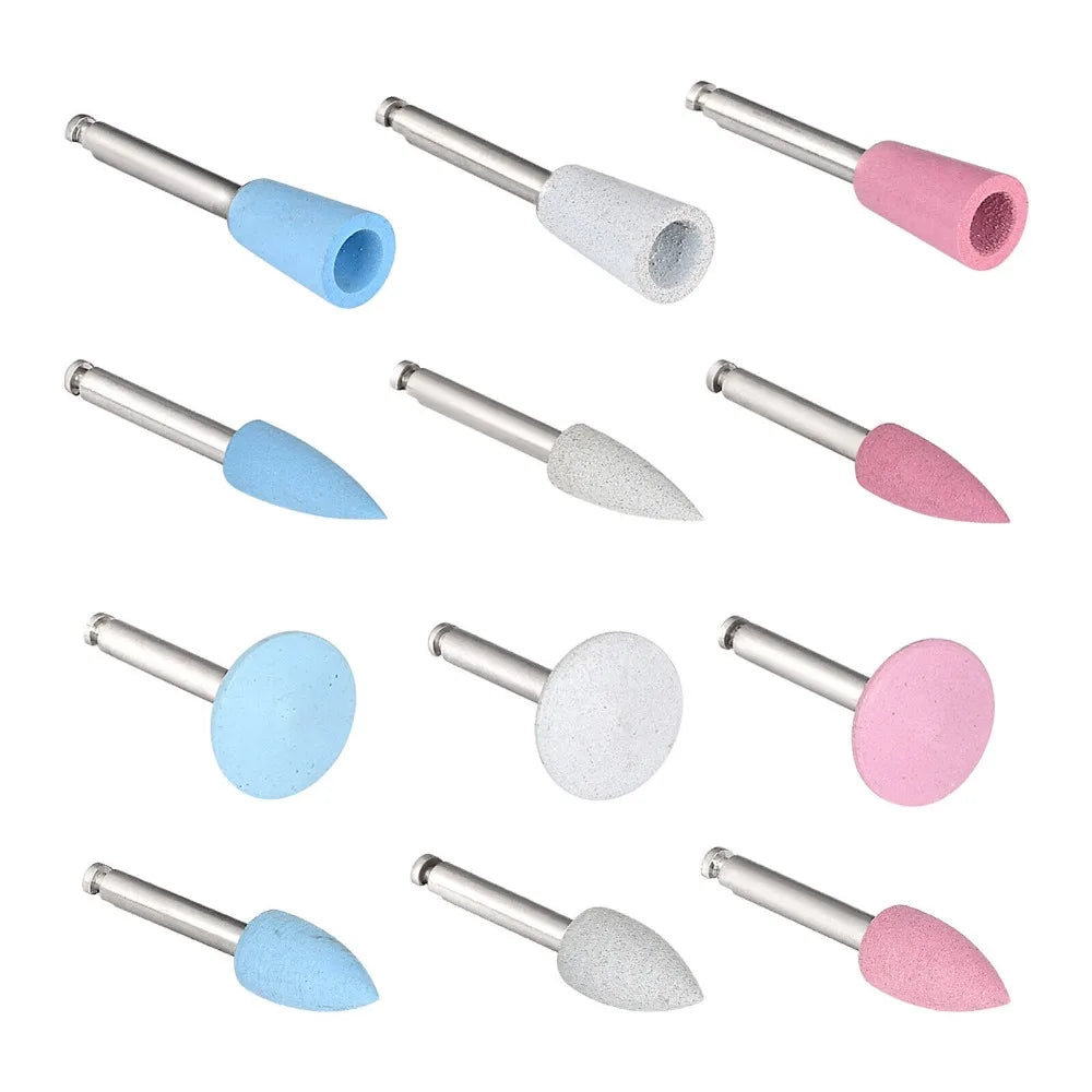 4Pcs Mix RA Grinding Heads Dental Polishing Teeth Polishing Tool for Low-Speed Teeth Machine Polishing Whitening Product