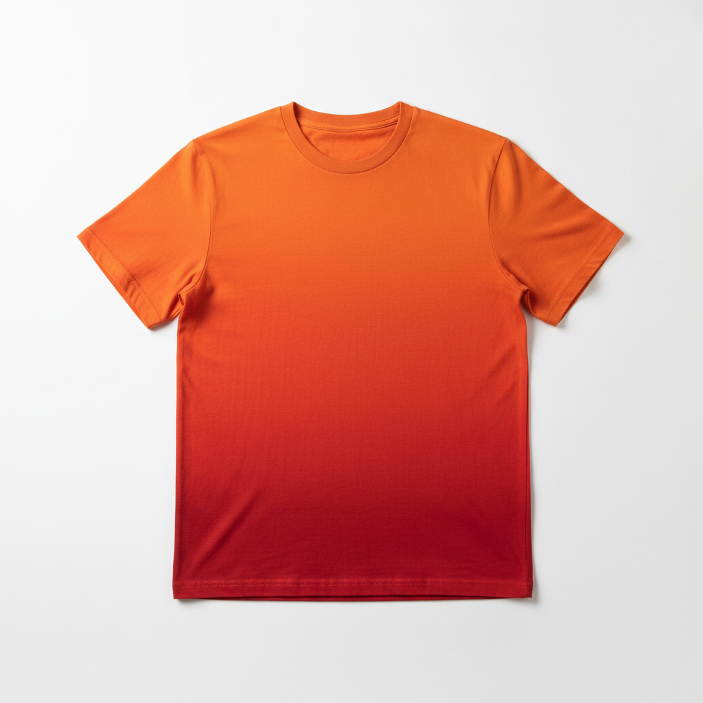 Polera hombre rojo naranjo