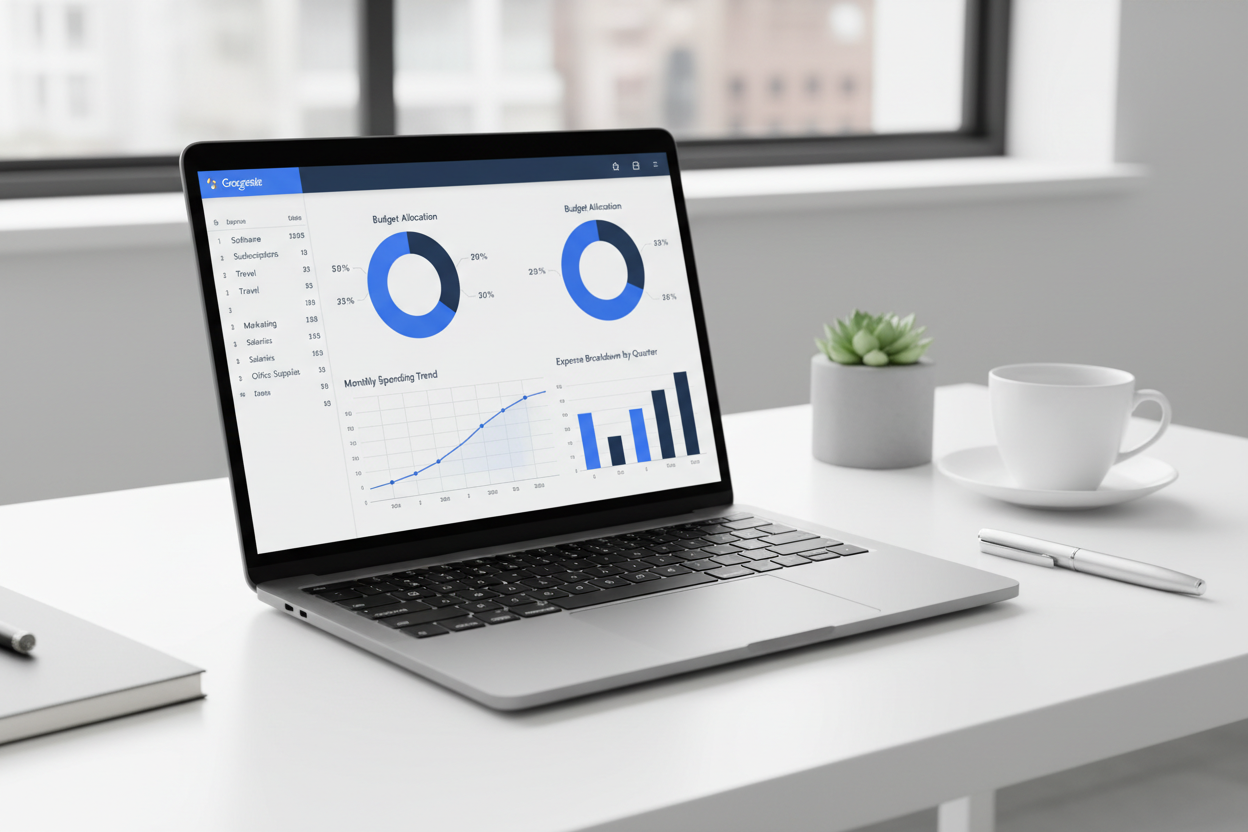 Mockup Gastos - Laptop