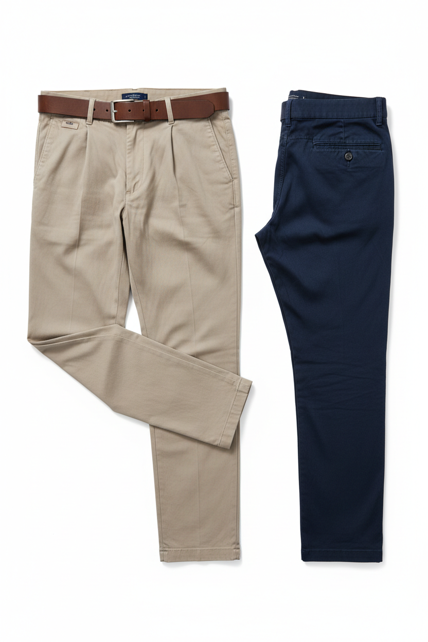 Pantalones Hombre - Blanco, Gris, Amarillo, Negro, Rojo, Naranjo